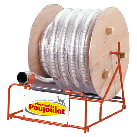 Derouleur flexible tubage simple paroi