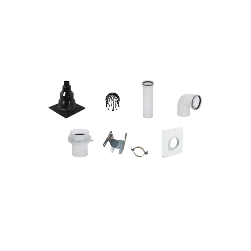 Kit C9 raccord PPA noir Flexcondens