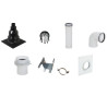 Kit C9 raccord PPA noir Flexcondens