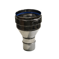 Raccord carneau conique CD Condensor