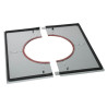 Plaque distance de sécurité étanche double paroi Liss-Iso DP