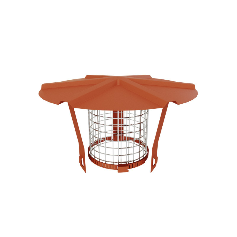 Chapeau réglable peint MI PC 80-100 tubage flexible