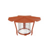Chapeau réglable peint MI PC 80-100 tubage flexible