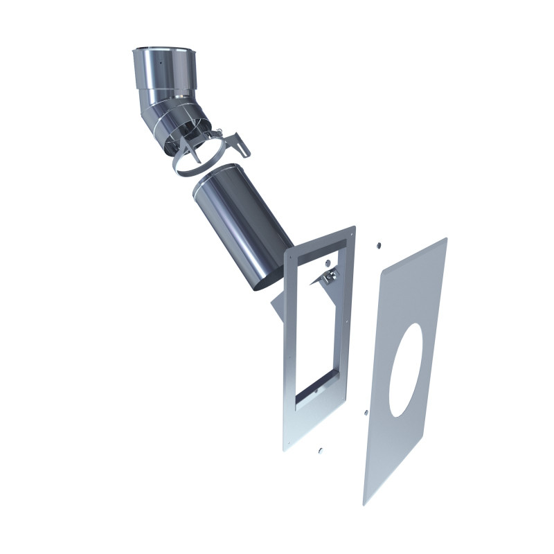 Kit raccord tubage 45°