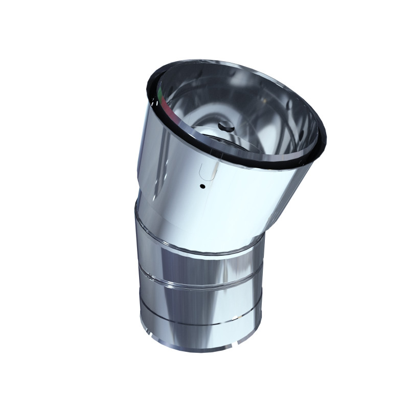 Adaptateur 30° à clipser tubage flexible