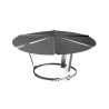 Chapeau réglable 130 inox tubage flexible