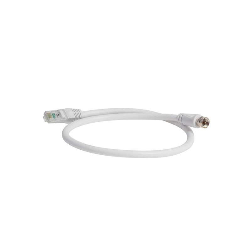 C.A.E CORDON BALUN RJ45 FICHE F COUDEE 40CM *