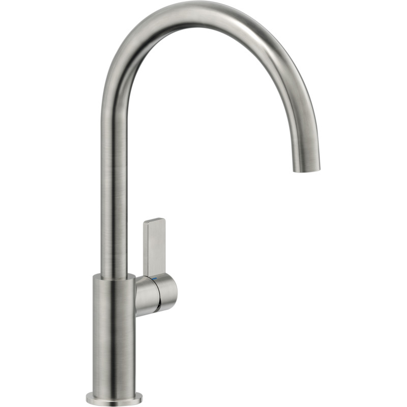 Mitigeur évier bec mobile cartouche Ø28 acier inox FLAG