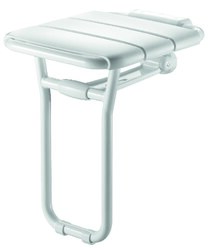 Siège de douche ALU rabattable avec pied
