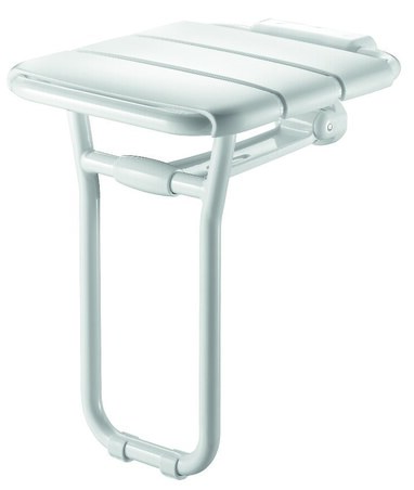 Siège de douche ALU rabattable avec pied