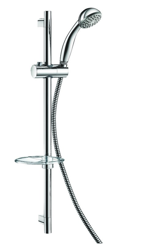 Kit de douche monojet avec barre Ø22