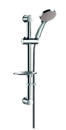Kit de douche monojet avec barre Ø25