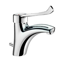 Mitigeur lavabo mécanique H.85 L.135 avec tirette