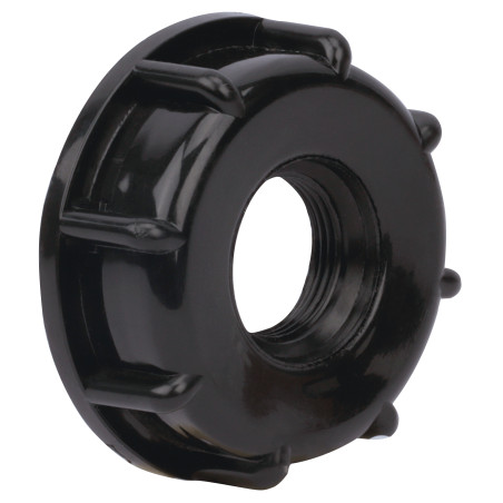 Adaptateur plastique de cuve 1000 L. Ø 60 mm