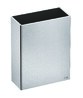 Poubelle rectangulaire murale 25L Inox 304 satiné