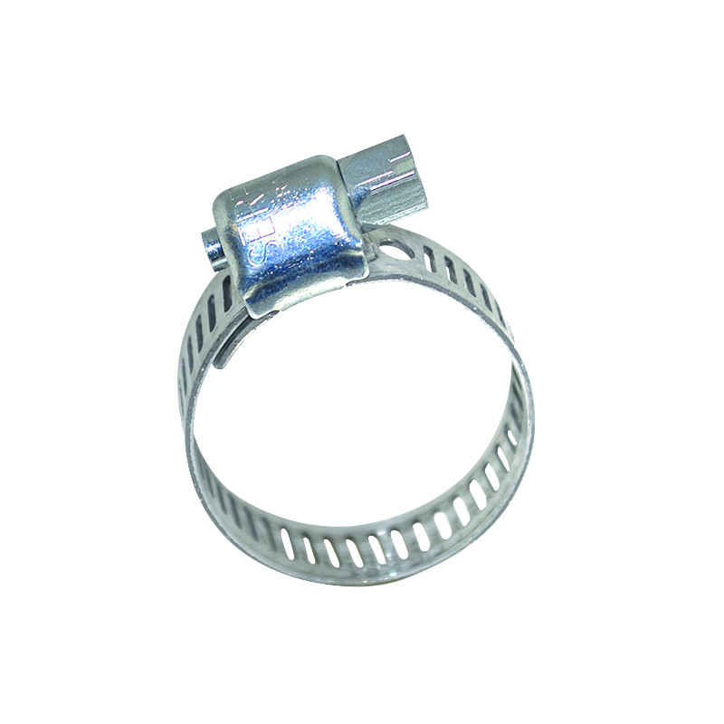 Collier bande ajourée inox largeur