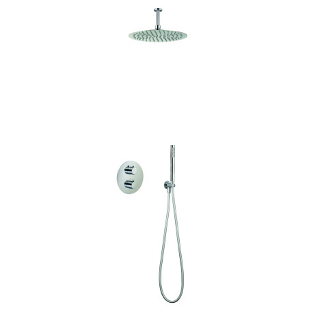 Formule douche encastrée thermostatique bras plafonnier COX / ORTENCE