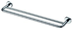 Porte-serviette 2 barres Ø20 L.600 Inox, réf. 510790P