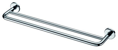Porte-serviette 2 barres Ø20 L.600 Inox, réf. 510790P