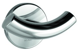 Patère double Inox poli brillant