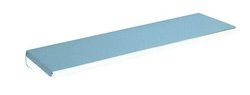 Tablette murale 120x450 Inox poli