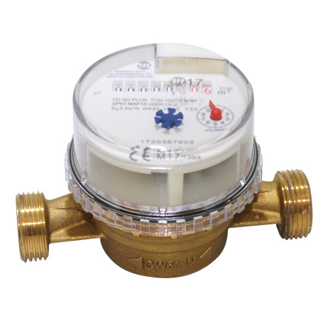 Compteur divisionnaire eau froide M 20x27 M 20x27