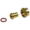 Raccord 2 pièces à braser écrou 20x150 écrou 20x150