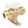 Robinet à obturation automatique intégrée mâle G 1/2" mâle G 1/2"