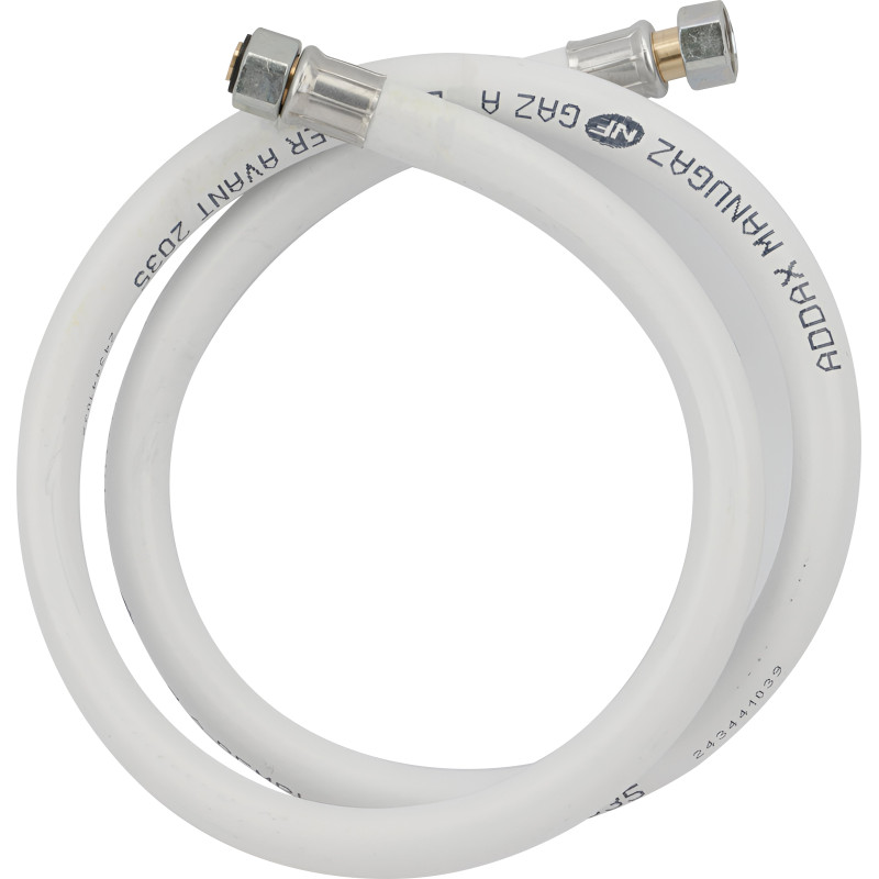 Flexible raccordement gaz naturel écrou G 1/2' écrou G 1/2'