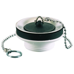 Bonde avec bouchon pour lavabo 33x42 Ø 63 mm