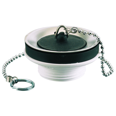 Bonde avec bouchon pour lavabo 33x42 Ø 63 mm