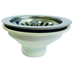 Bonde à panier pour évier perçage Ø 90 40x49 Ø 90 mm