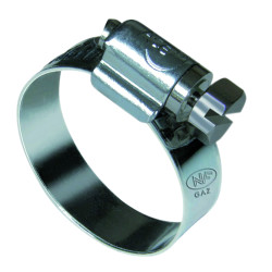 Collier pour tuyau caoutchouc souple butane-propane Ø 6 à 12 mm