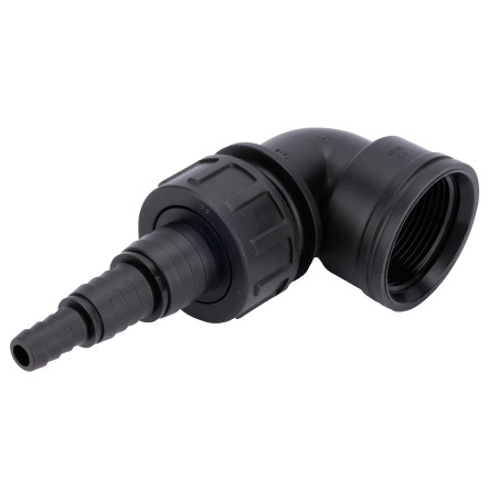Embout femelle coudé étagé F 33x42 Ø 13 - 19 - 25 mm