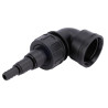 Embout femelle coudé étagé F 33x42 Ø 13 - 19 - 25 mm