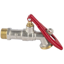 Robinet verrouillable 1/4 tour pour collectivité M 15x21 M 20x27