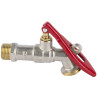 Robinet verrouillable 1/4 tour pour collectivité M 15x21 M 20x27