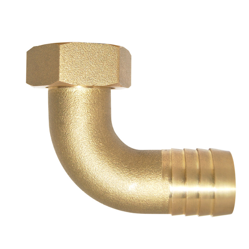 Embout femelle coudé écrou 6 pans