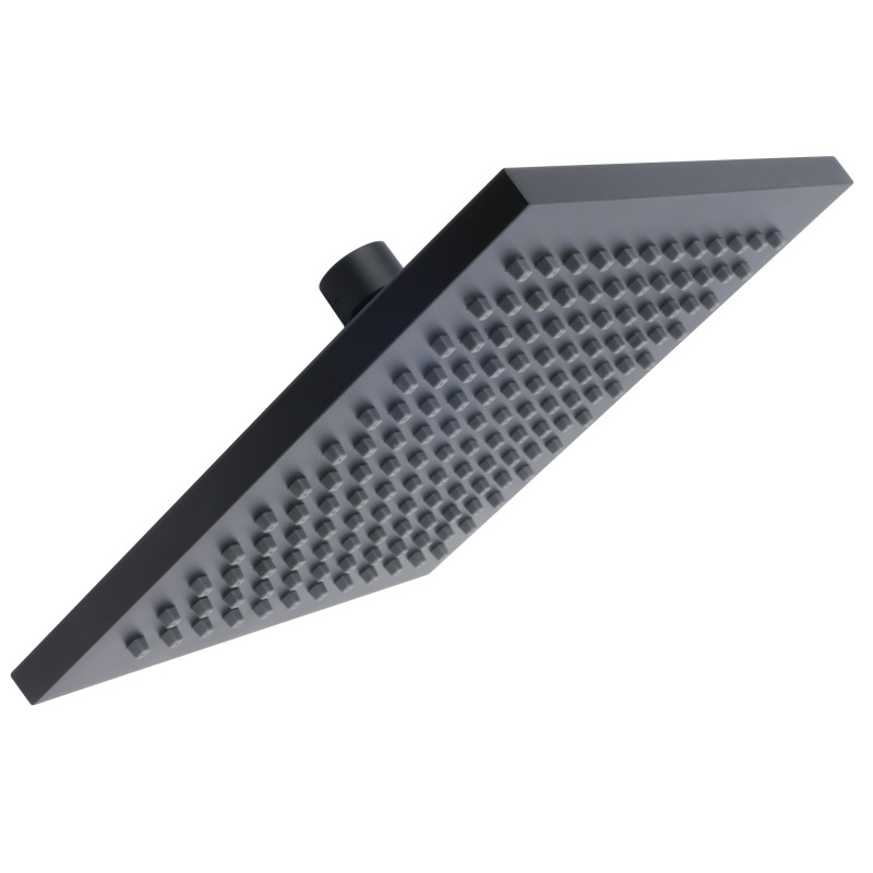 Tête de douche carré noir F.15x21