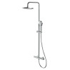 Ensemble douche chromé rond 20X27 15X21