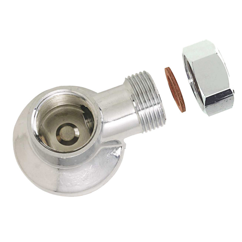 M 15x21 - F 15x21 - Ø 14 mm - Argent