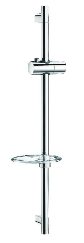 Barre de douche chromée Ø22 recoupable