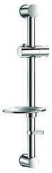 Barre de douche chromée Ø25 recoupable
