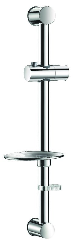 Barre de douche chromée Ø25 recoupable
