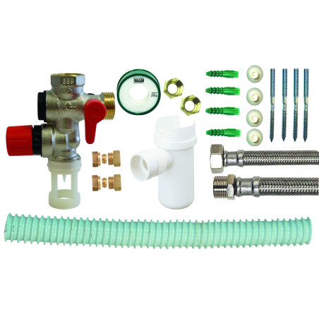 KIT branchement chauffe-eau M/F 20x27 M 26x34