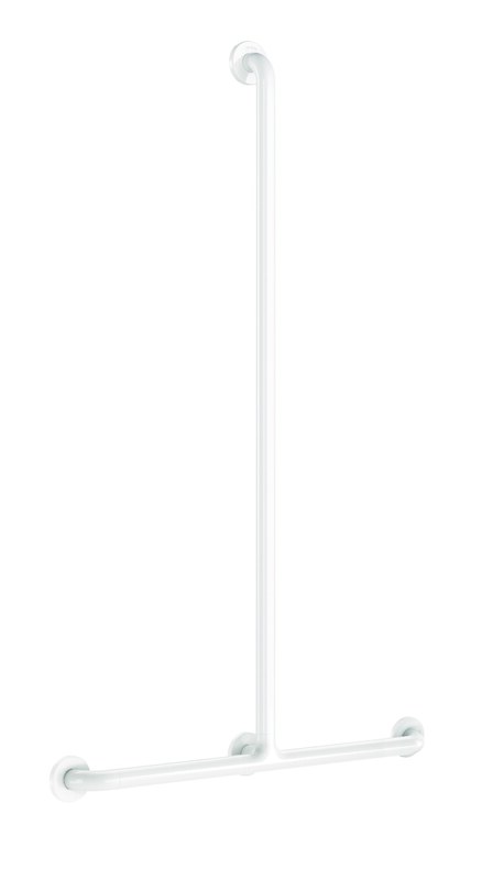 Barre de maintien en T Ø32 1150x500 - Nylon blanc antibactérien