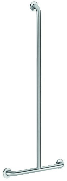 Barre de maintien en T Ø32 1150x500 - Inox satiné