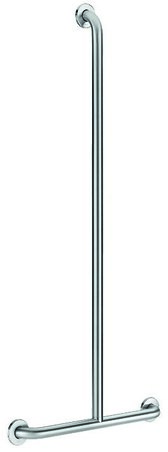 Barre de maintien en T Ø32 1150x500 - Inox satiné