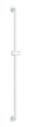Barre de douche droite et support douchette Nylon blanc antibactérien - Ø32