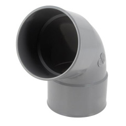 Coude 67°30, femelle-femelle, à coller, en PVC